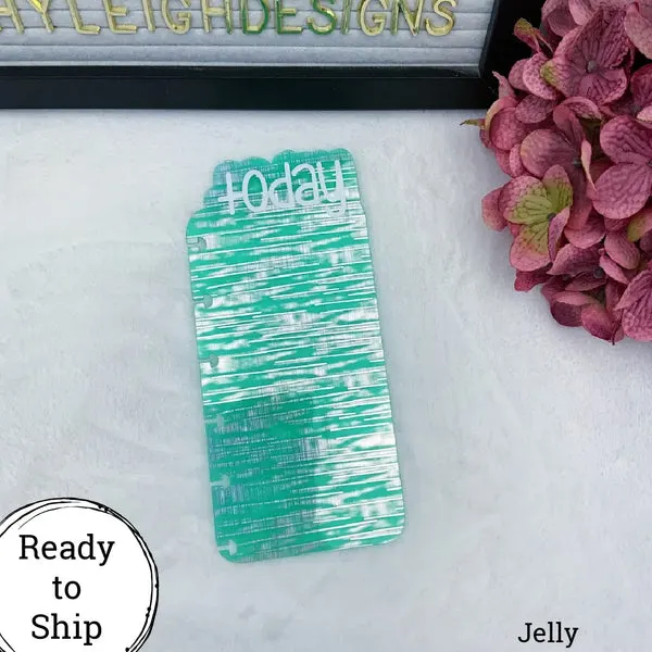 Discs Jelly Holo Green Today Tab - Ready to Ship