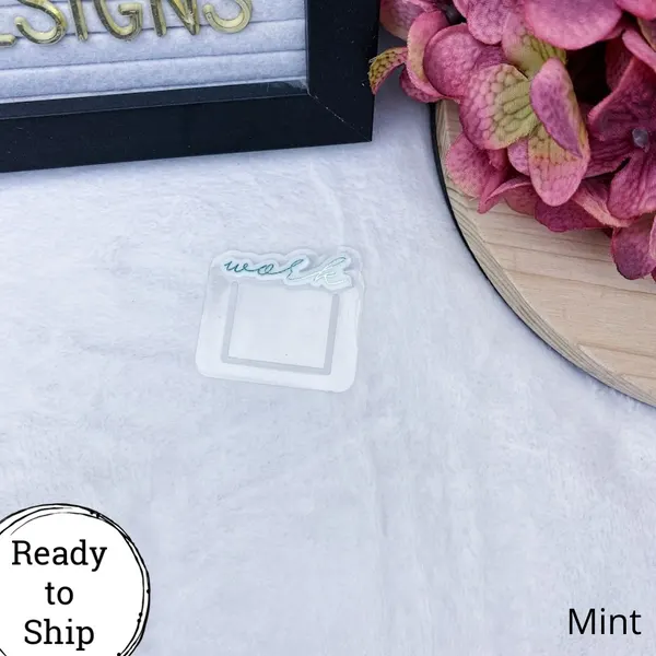 Mint Mini Work Planner Clip - Ready to Ship