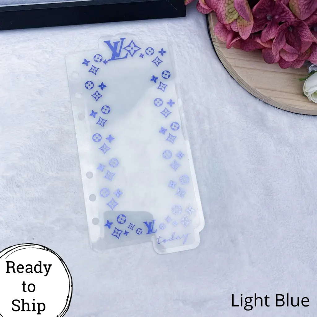 Personal Rings Light Blue LV Lux Dashboard Tab - Ready to Ship