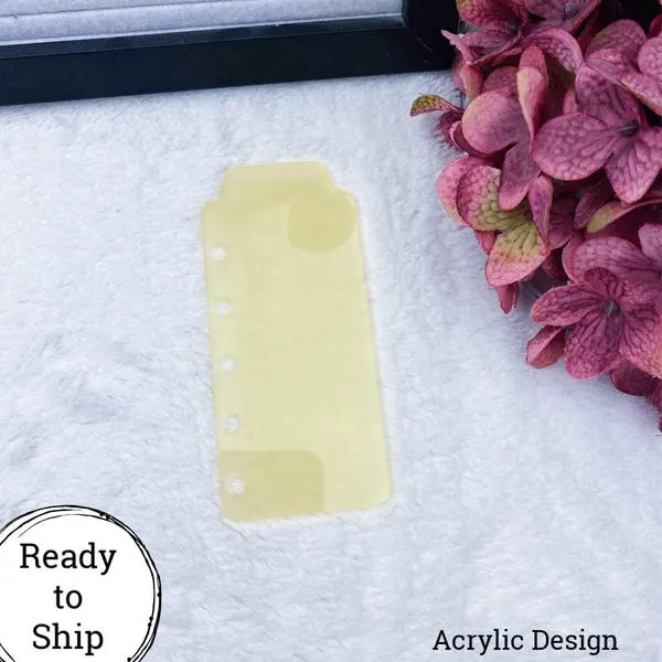 Pocket Rings Citrus Acrylic Top Tab - Ready to Ship