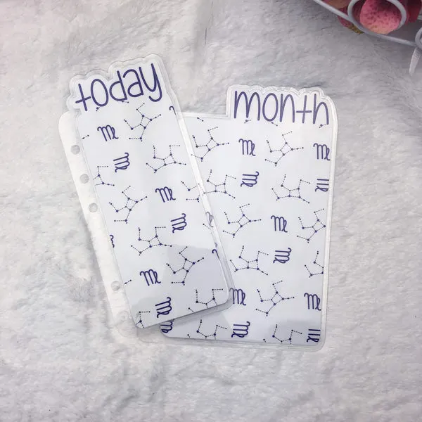 MTO B6 Spiral Bound Zodiac Planner Tabs